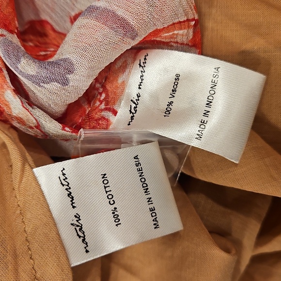 💕NATALIE MARTIN💕 Fiore Maxi Dress ~ Chiffon Watercolor Dove Medium M NWT - Picture 16 of 16